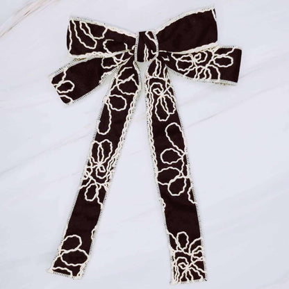 Artful Stitch Bow Hair Clip