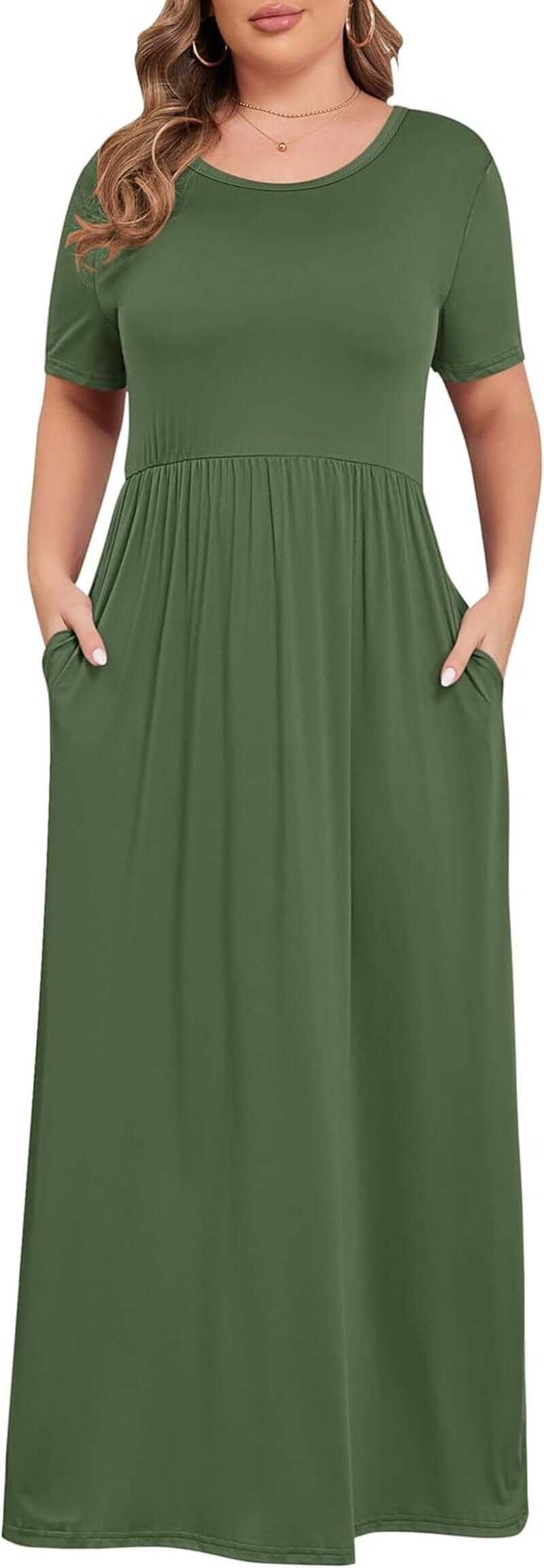 Women’s Plus Size Maxi Dresses – Trendy, Chic, All-Day Comfort