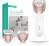Epilator for Women, 3 in 1 Epilator Hair Removal for Women, Epilators Hair Remover for Leg Arm with 30 Tweezers, Rechargeable & Cordless Electric Lady Shaver & Trimmer BM300 (Champagne Gold)