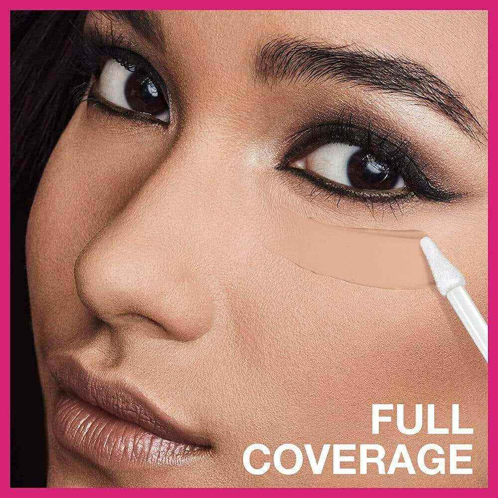 Maybelline New York Super Stay Super Stay Full Coverage, Brightening, Long Lasting, Under-Eye Concealer Liquid Makeup for up to 24H Wear, with Paddle Applicator, 30 Honey, 0.23 Fl. Oz.