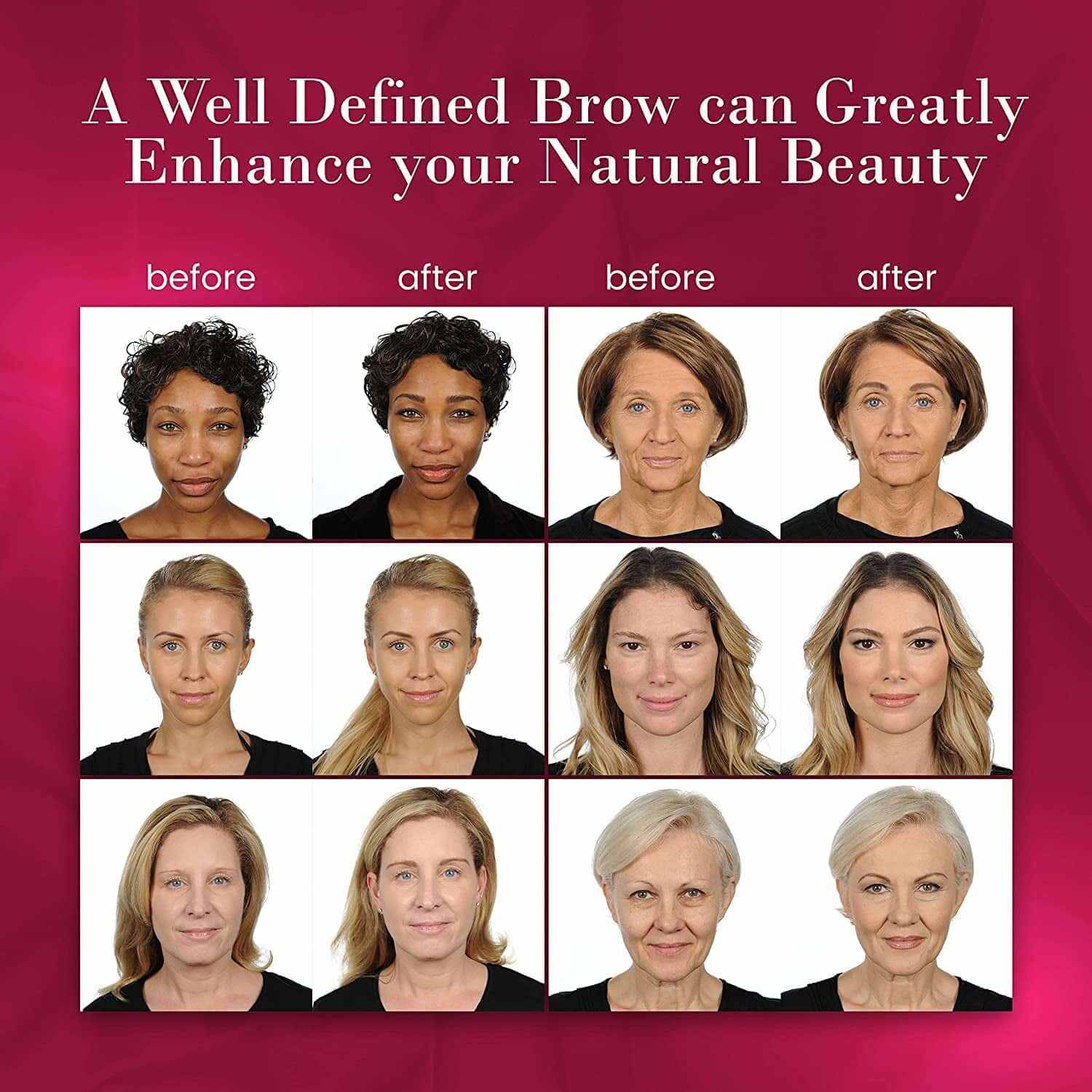 Beauty Eyebrow Pencil - Universal Automatic Brow Pencil with Spoolie Brush - Perfect Eyebrow Makeup Shaper and Filler for Women - All Hair Colors &amp; Skin Tones - Taupe Eyebrow Liner - 2 Pack