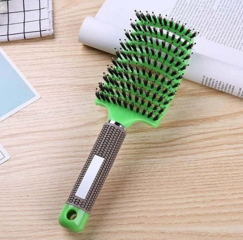 Hairbrush anti Klit Brushy Haarborstel Women Detangler Hair Brush Bristle Nylon Scalp Massage Teaser Hair Brush Comb