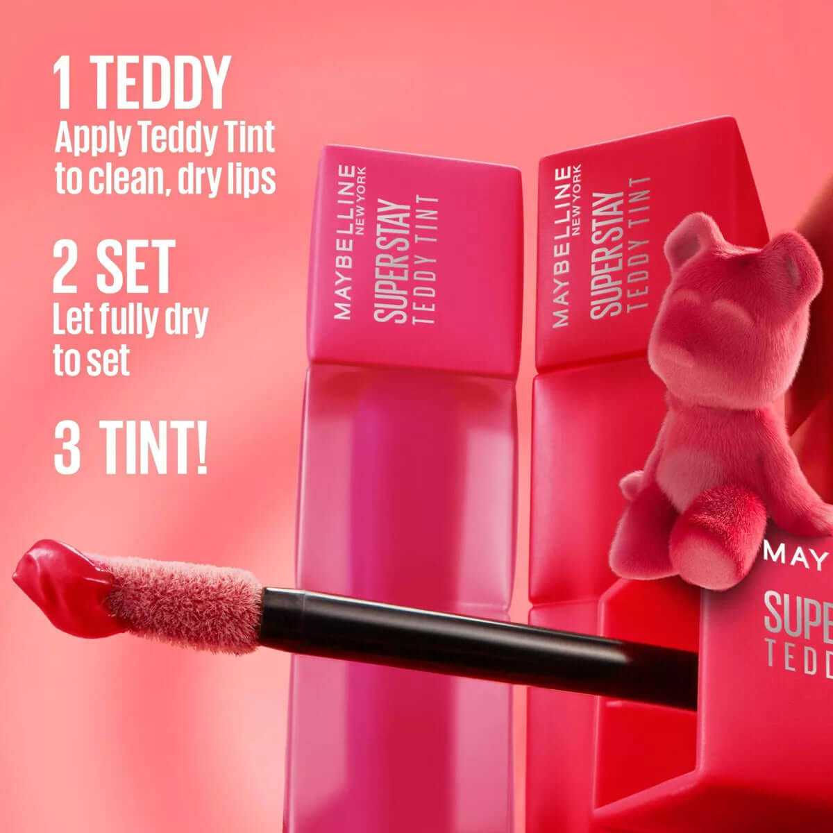 Maybelline Super Stay Teddy Tint Long Lasting Matte Lip Tint - 0.17 Fl Oz