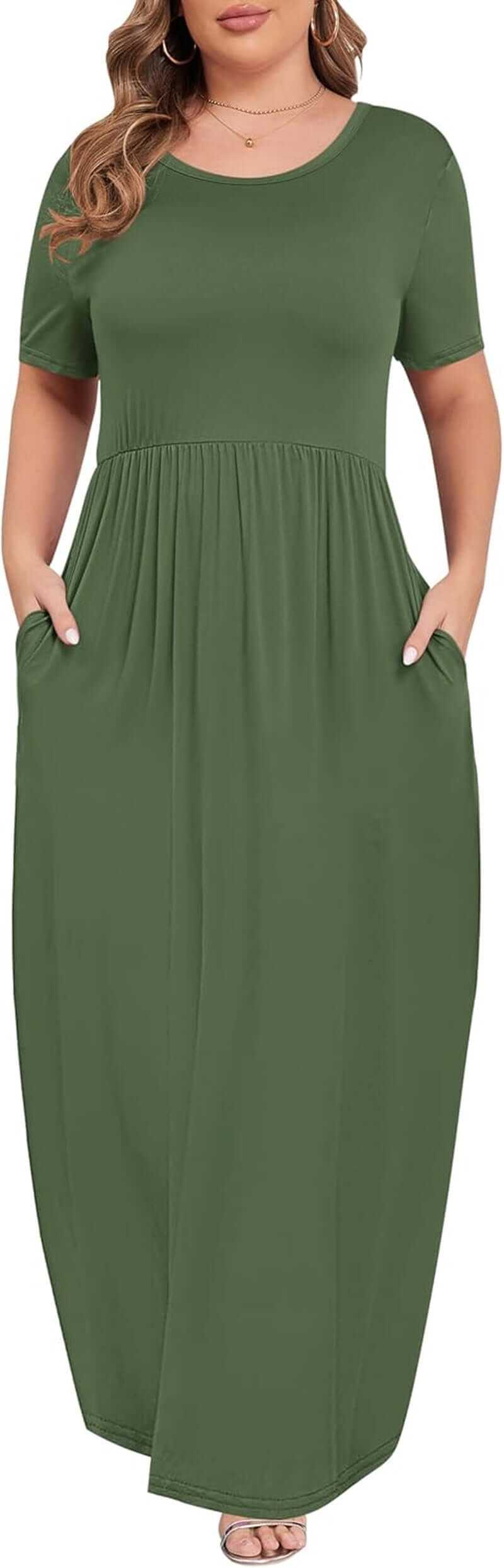 Women’s Plus Size Maxi Dresses – Trendy, Chic, All-Day Comfort