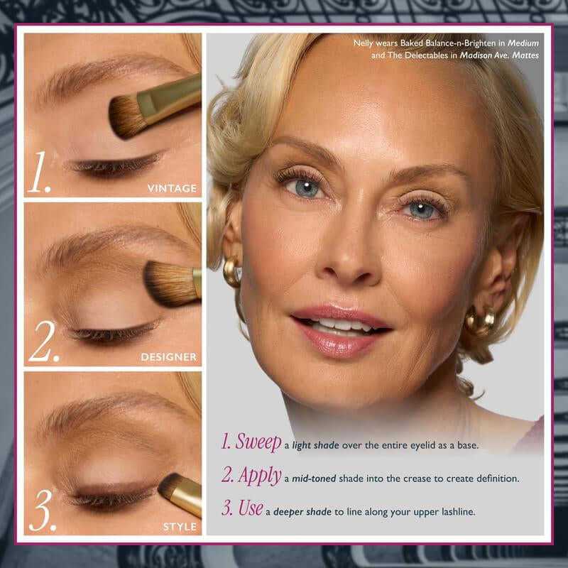 The Delectables 14 Multi-Finish Baked Eyeshadows: Madison Ave. Mattes