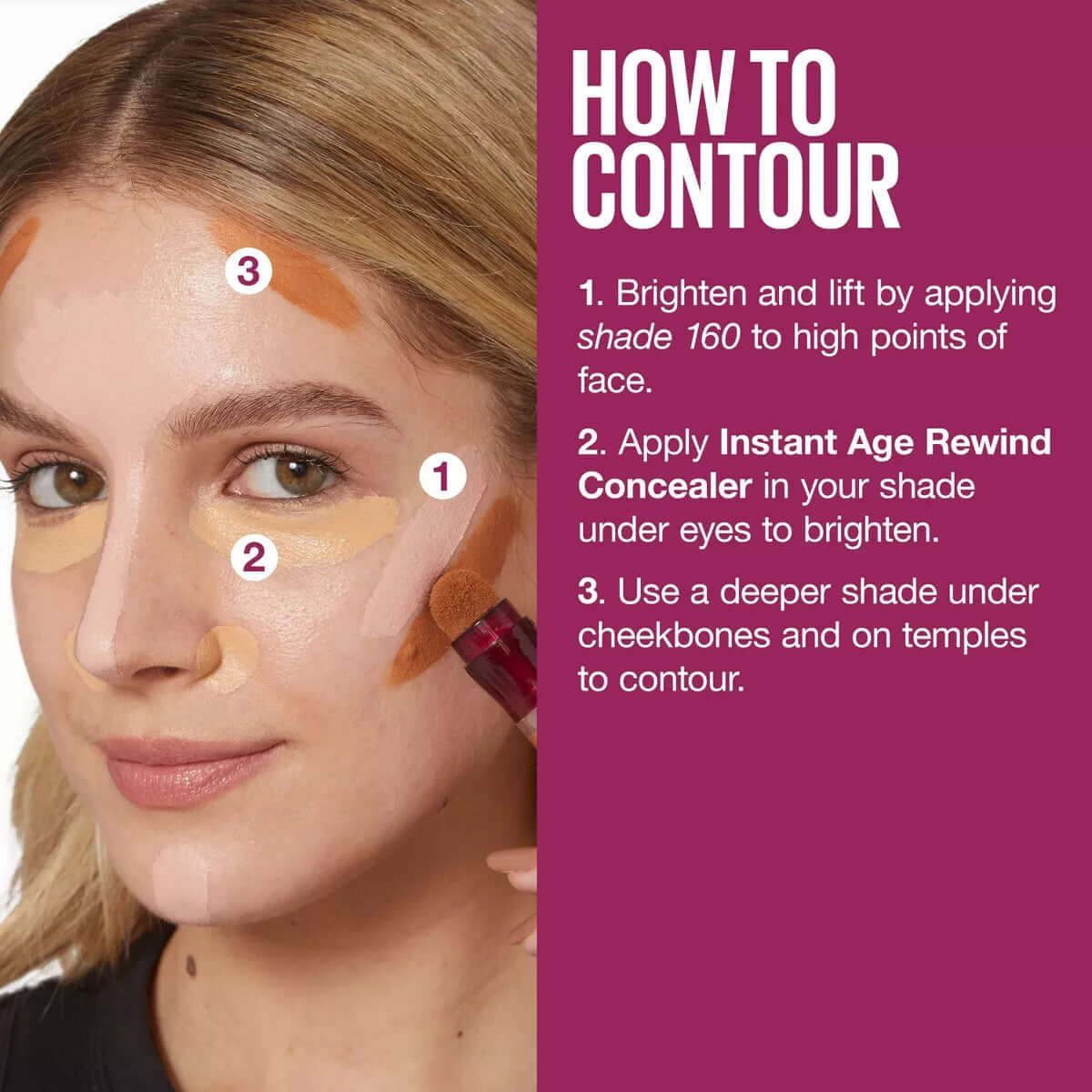 Maybelline Instant Age Rewind Multi-Use Dark Circles Concealer Medium to Full Coverage - 0.2 Fl Oz