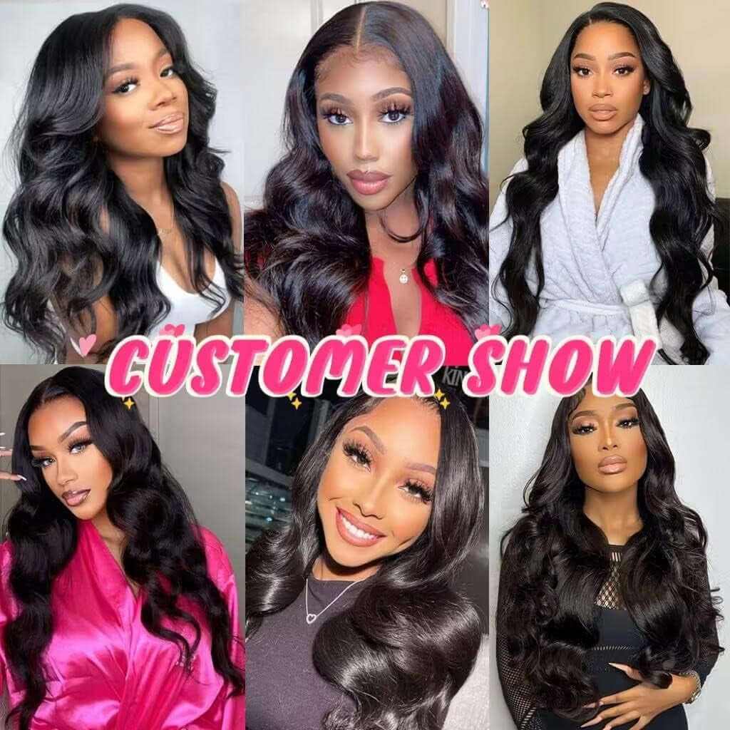 Body Wave Bundles Human Hair 18 20 22 Inch 10A Brazilian Body Wave Human Hair Bundles 100% Unprocessed Full and Thick