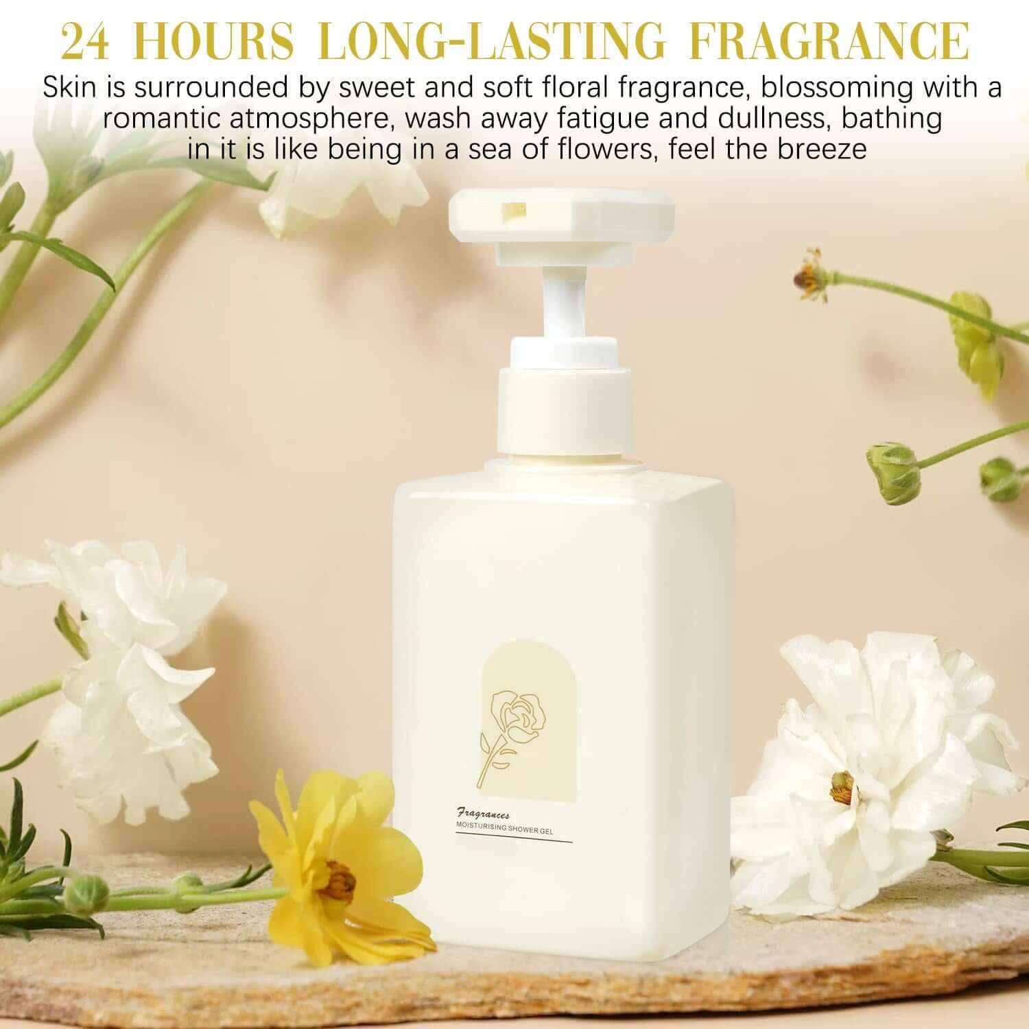 Sanyequeen Perfumed Moisturizing Body Wash, Korean Fragrant Moisturizing Body Wash, Fragrant Shower Gel (300ML)