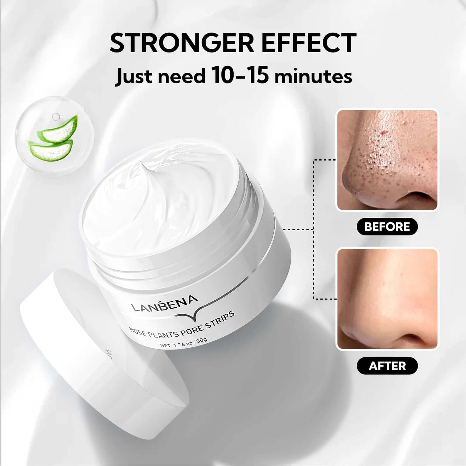 Pore Strips (50G/1.76 Oz)+100Pcs Nose Strips with Blackhead Remover, Black Head Remover for Face, Blackhead Remover Mask, Nose Strips for Blackheads