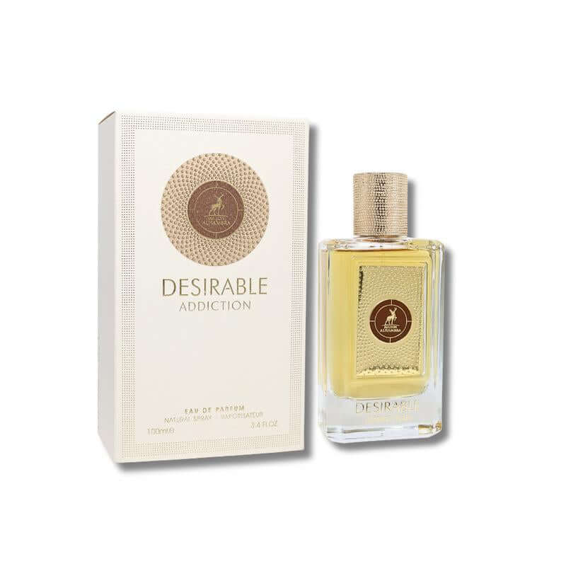 Maison Alhambra Desirable Addiction Eau De Parfum 3.4Fl.Oz for Women Elegant Packaging Unique Olfactory Experience Edp Fragrance Fragrances Cosmetics